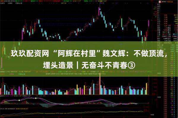 玖玖配资网 “阿辉在村里”魏文辉：不做顶流，埋头造景｜无奋斗不青春③